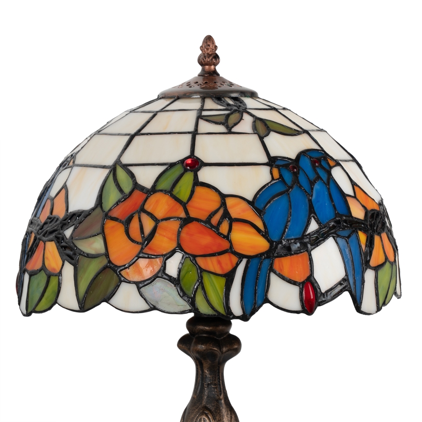 Brilagi - Lampada da tavolo in vetro Tiffany JUNGLE 1xE27/60W/230V