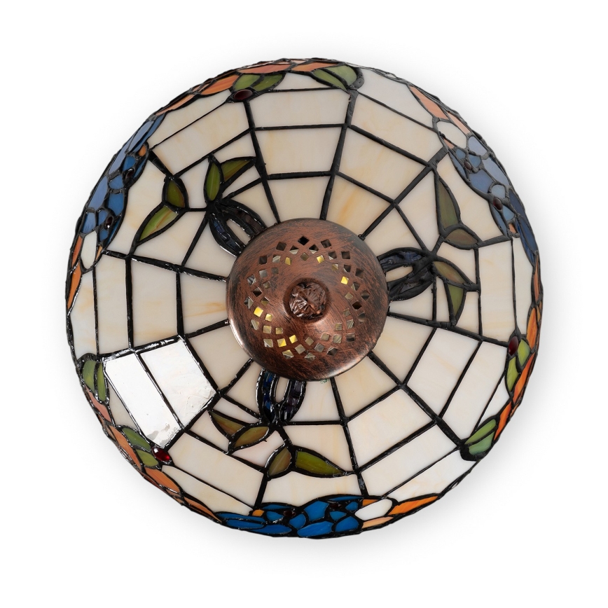 Brilagi - Lampada da tavolo in vetro Tiffany JUNGLE 1xE27/60W/230V