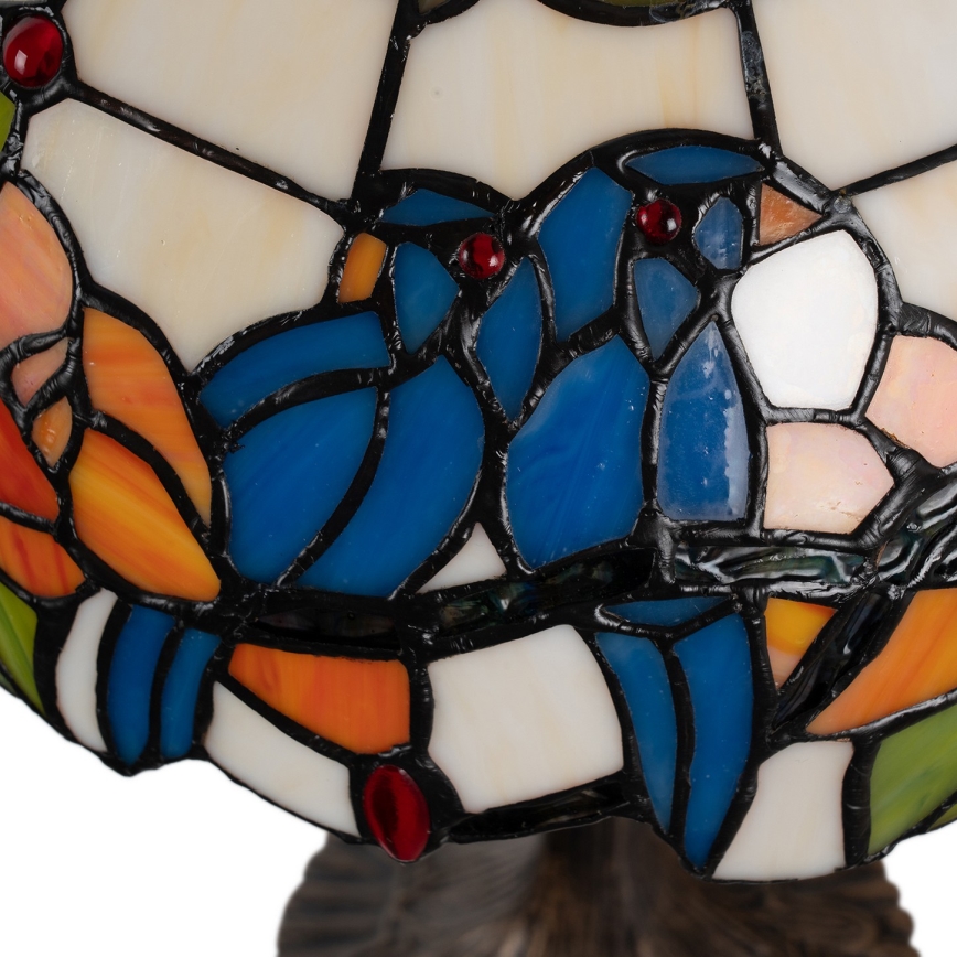 Brilagi - Lampada da tavolo in vetro Tiffany JUNGLE 1xE27/60W/230V