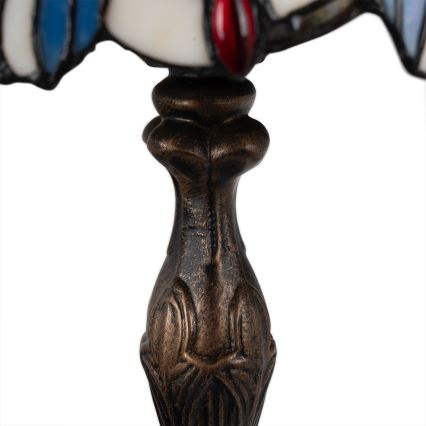 Brilagi - Lampada da tavolo in vetro Tiffany JUNGLE 1xE27/60W/230V