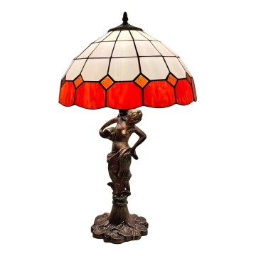 Brilagi - Lampada da tavolo in vetro Tiffany SIENNA 1xE27/60W/230V