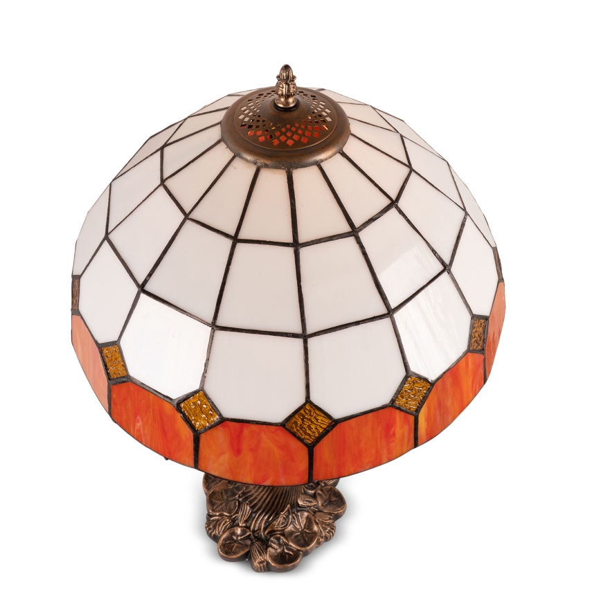 Brilagi - Lampada da tavolo in vetro Tiffany SIENNA 1xE27/60W/230V