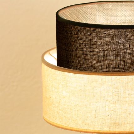 Brilagi - Lampada da tavolo LED BOHO STYLE 1xE27/15W/230V crema/marrone