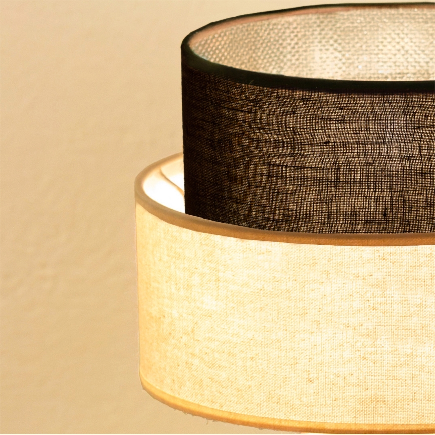 Brilagi - Lampada da tavolo LED BOHO STYLE 1xE27/15W/230V crema/marrone
