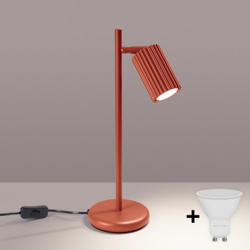 Brilagi - Lampada da tavolo LED CRESTO 1xGU10/10W/230V rossa