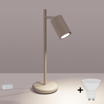 Brilagi - Lampada da tavolo LED CRESTO 1xGU10/10W/230V taupe