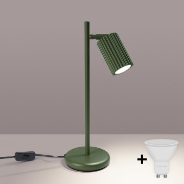 Brilagi - Lampada da tavolo LED CRESTO 1xGU10/10W/230V verde