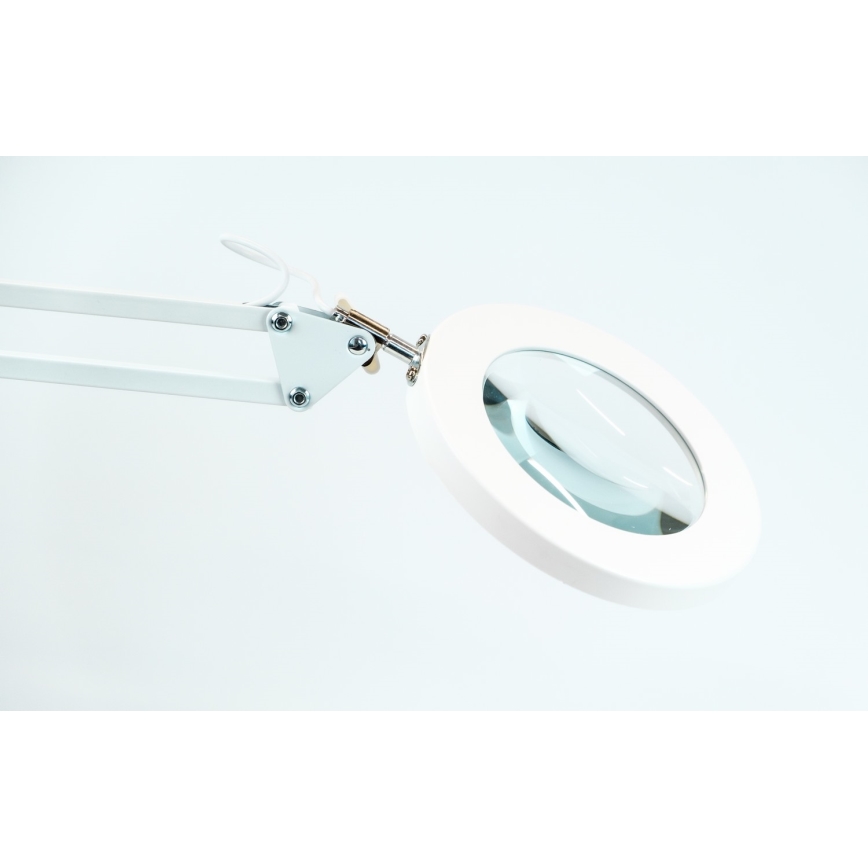 Brilagi - Lampada da tavolo LED dimmerabile con una lente d'ingrandimento LENS LED/12W/5V 3000/4200/6000K bianco