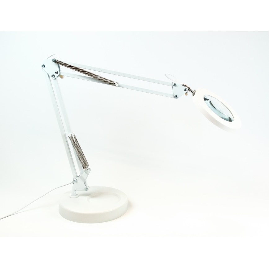 Brilagi - Lampada da tavolo LED dimmerabile con una lente d'ingrandimento LENS LED/12W/5V 3000/4200/6000K bianco