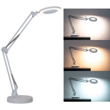 Brilagi - Lampada da tavolo LED dimmerabile con una lente d'ingrandimento LENS LED/12W/5V 3000/4200/6000K bianco