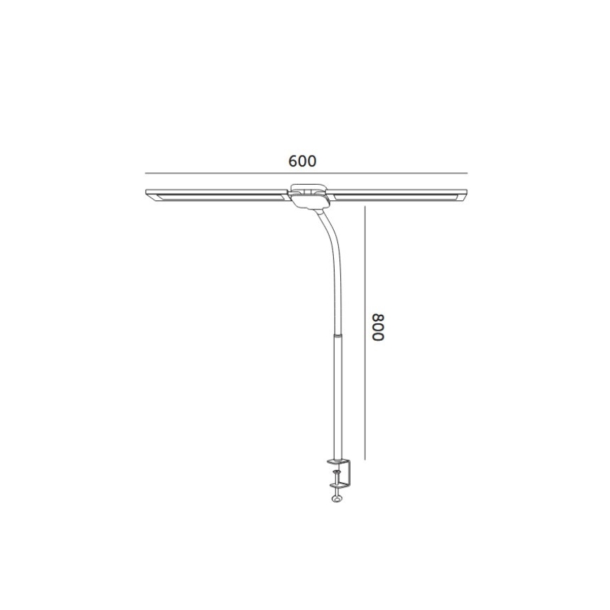 Brilagi - Lampada da tavolo LED dimmerabile USB VARIO LED/14W/5V 3000-6000K bianca