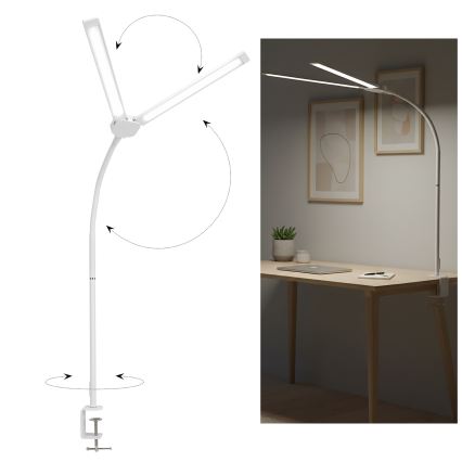 BRILAGI - Lampada da tavolo LED dimmerabile USB VARIO LED/14W/5V 3000-6000K bianca