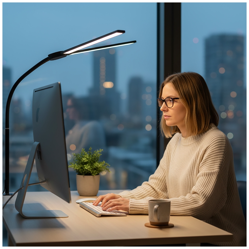 Brilagi - Lampada da tavolo LED dimmerabile USB VARIO LED/14W/5V 3000-6000K nera