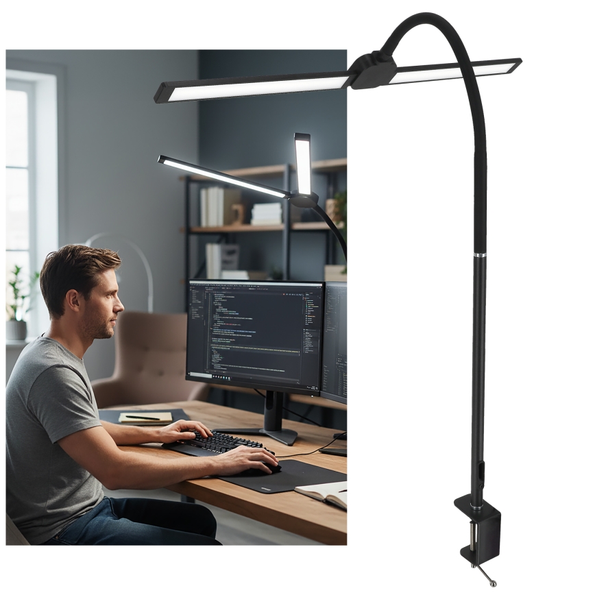 Brilagi - Lampada da tavolo LED dimmerabile USB VARIO LED/14W/5V 3000-6000K nera