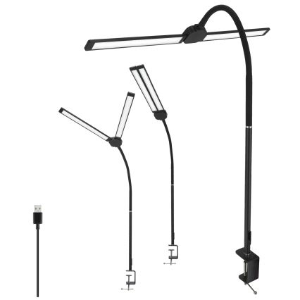 Brilagi - Lampada da tavolo LED dimmerabile USB VARIO LED/14W/5V 3000-6000K nera
