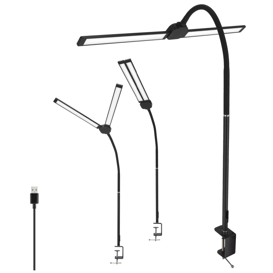 Brilagi - Lampada da tavolo LED dimmerabile USB VARIO LED/14W/5V 3000-6000K nera