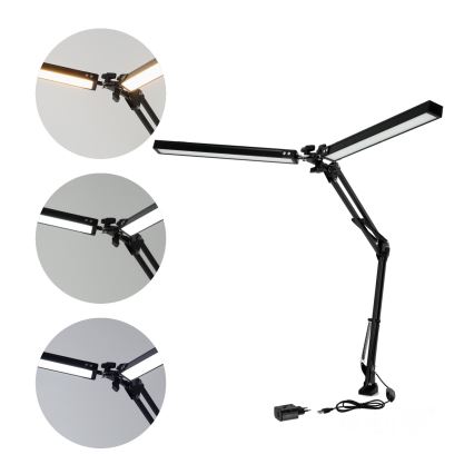 Brilagi - Lampada da tavolo LED dimmerabile VARIO 2xLED/14W/230V 3000-6000K nero