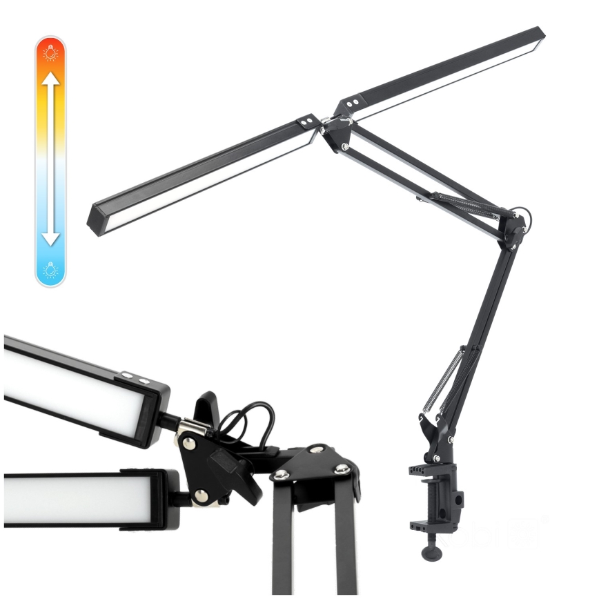 Brilagi - Lampada da tavolo LED dimmerabile VARIO 2xLED/14W/230V 3000-6000K nero