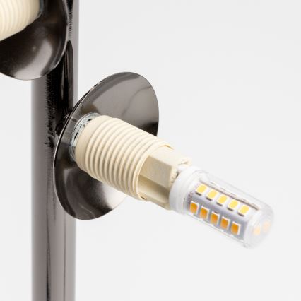 Brilagi - Lampada da tavolo LED MILLA 4xG9/3W/230V cromo lucido/bianco