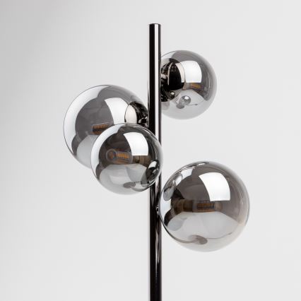 Brilagi - Lampada da tavolo LED MILLA 4xG9/3W/230V cromo lucido/fumé