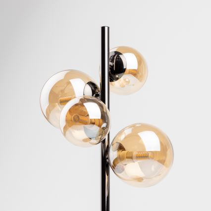 Brilagi - Lampada da tavolo LED MILLA 4xG9/3W/230V nero cromato/oro