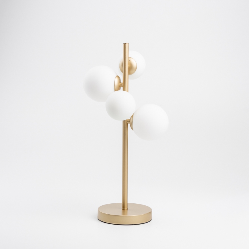 Brilagi - Lampada da tavolo LED MILLA 4xG9/3W/230V oro/bianco