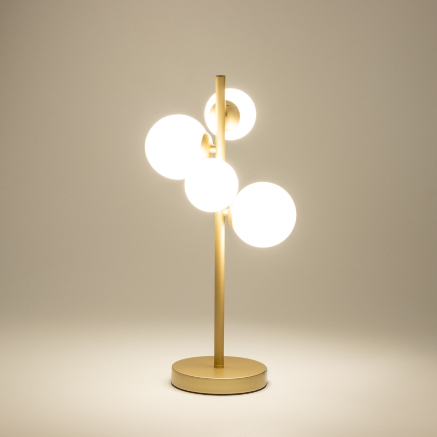 Brilagi - Lampada da tavolo LED MILLA 4xG9/3W/230V oro/bianco