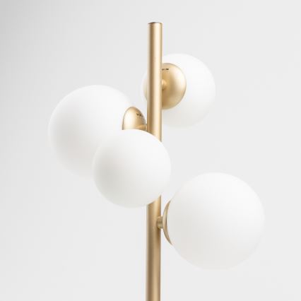 Brilagi - Lampada da tavolo LED MILLA 4xG9/3W/230V oro/bianco