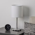 Brilagi - Lampada da tavolo LED NUBILA 1xE27/60W/230V bianca