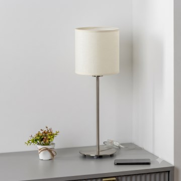 Brilagi - Lampada da tavolo LED NUBILA 1xE27/60W/230V crema