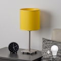 Brilagi - Lampada da tavolo LED NUBILA 1xE27/60W/230V gialla