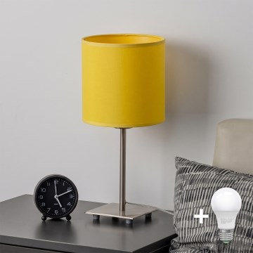 Brilagi - Lampada da tavolo LED NUBILA 1xE27/60W/230V gialla