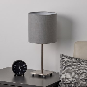 Brilagi - Lampada da tavolo LED NUBILA 1xE27/60W/230V grigio chiaro
