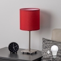 Brilagi - Lampada da tavolo LED NUBILA 1xE27/60W/230V rossa