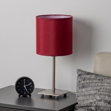 Brilagi - Lampada da tavolo LED NUBILA 1xE27/60W/230V rosso pompeiano
