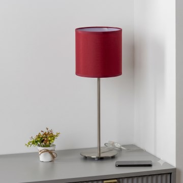 Brilagi - Lampada da tavolo LED NUBILA 1xE27/60W/230V rosso pompeiano