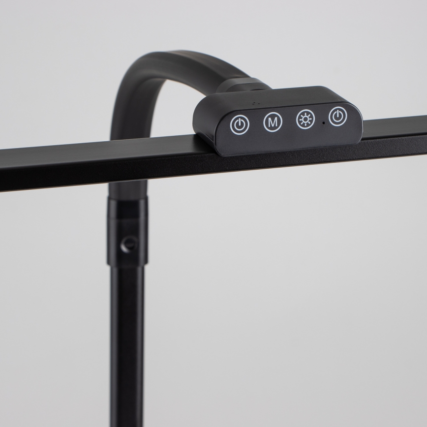Brilagi - Lampada da tavolo LED dimmerabile a sfioramento con clip VARIO LED/24W/230V 3000-6500K CRI 92 nero