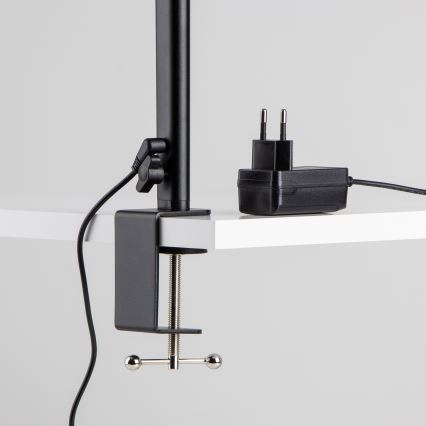 Brilagi - Lampada da tavolo LED dimmerabile a sfioramento con clip VARIO LED/24W/230V 3000-6500K CRI 92 nero