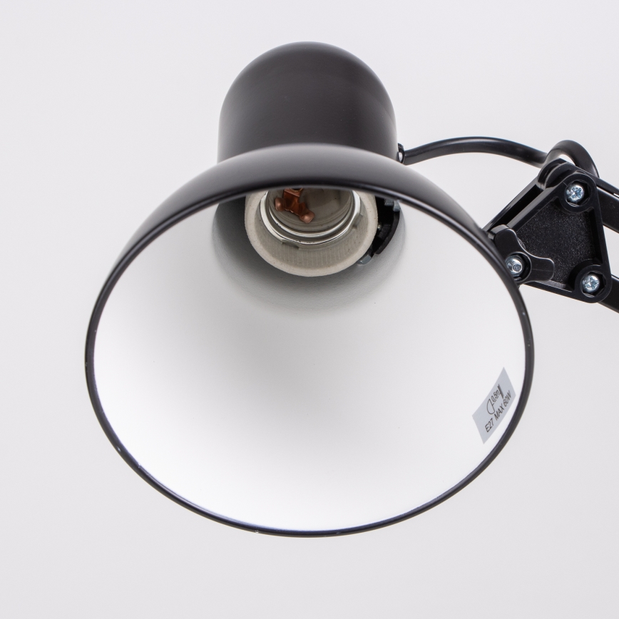 Brilagi - Lampada da tavolo LED ROMERO 1xE27/10W/230V nera