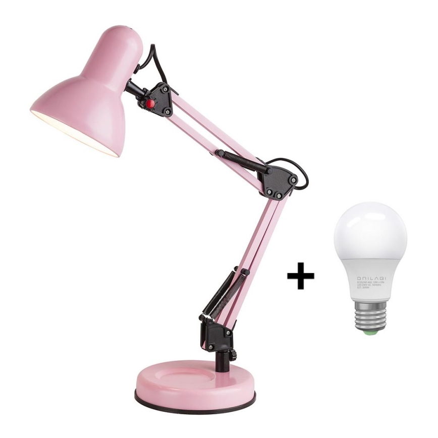 Brilagi - Lampada da tavolo LED ROMERO 1xE27/10W/230V rosa