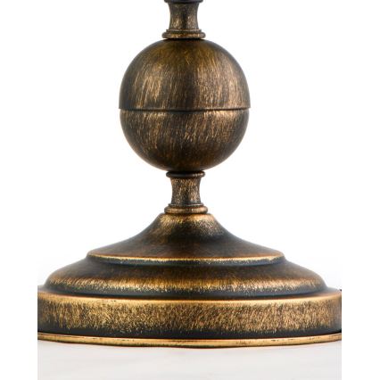 Brilagi - Lampada da tavolo MOLLERO 1xE14/11W/230V bronzo/patina