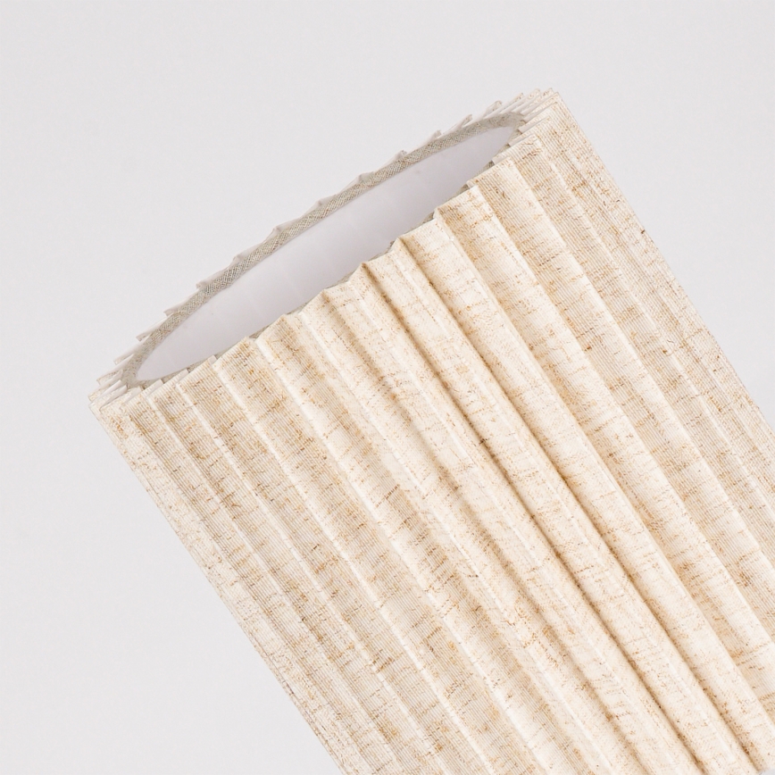 Brilagi - Lampada da tavolo NORDIC WAVE 1xE27/15W/230V lino/bianco