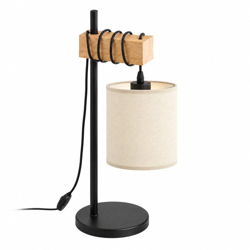 BRILAGI - Lampada da tavolo NUBILA 1xE27/40W/230V marrone/nero/crema