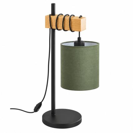 BRILAGI - Lampada da tavolo NUBILA 1xE27/40W/230V marrone/nero/verde