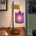 BRILAGI - Lampada da tavolo NUBILA 1xE27/40W/230V marrone/nero/viola