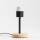 Brilagi - Lampada da tavolo NUBILA WOOD 1xE27/25W/230V quercia/nero