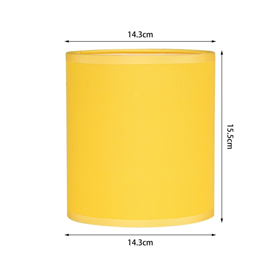 Brilagi - Lampada da tavolo NUBILA WOOD 1xE27/25W/230V rovere/nero/giallo