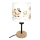 Brilagi - Lampada da tavolo per bambini BOBO WOOD 1xE27/25W/230V rovere/nero/bianco/orsetti