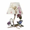 BRILAGI - Lampada da tavolo ROMANCE 1xE14/40W/230V multicolore/beige/patina