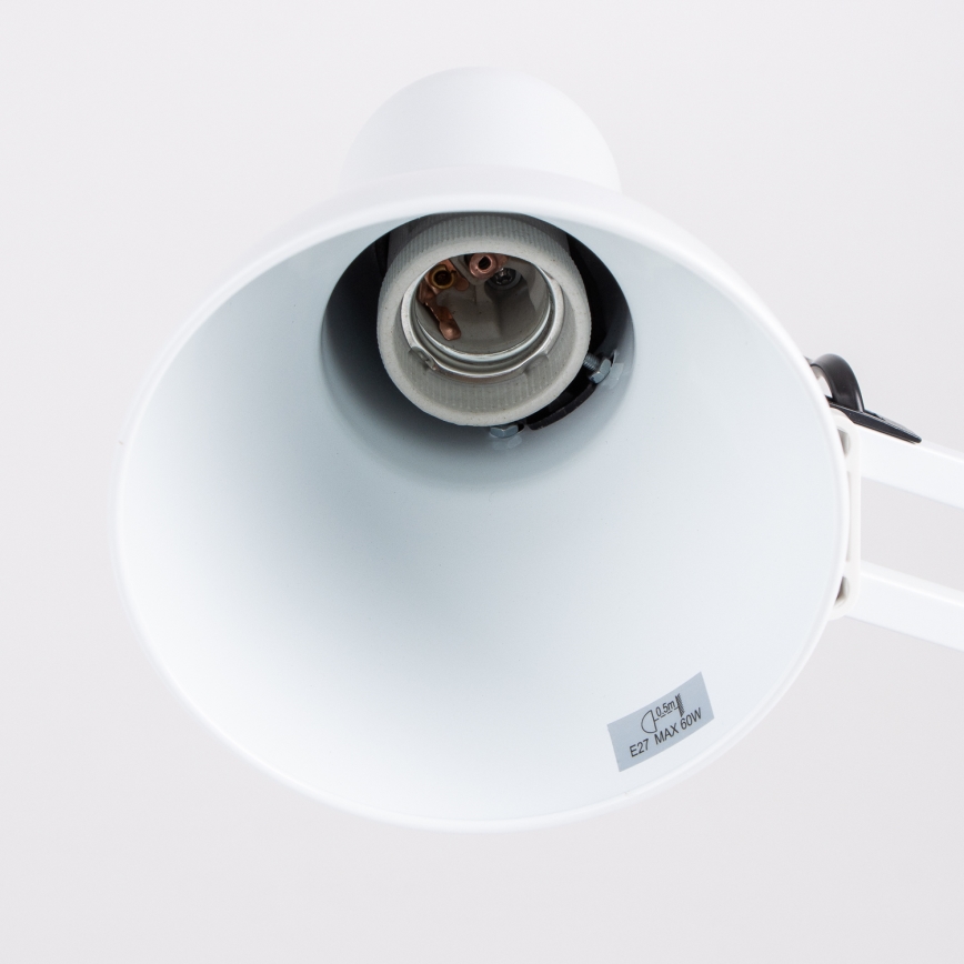 Brilagi - Lampada da tavolo ROMERO 1xE27/60W/230V bianca